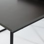 Hanah Home Juego de mesa de centro - Antracita y Negro